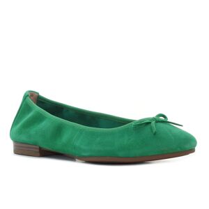 Tamaris zöld női bőrcipő