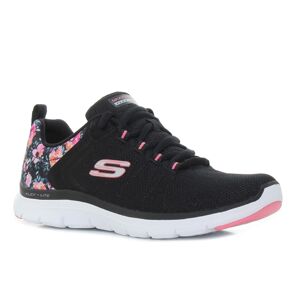 Skechers Flex Appeal 4.0 - Let It Blossom fekete női cipő