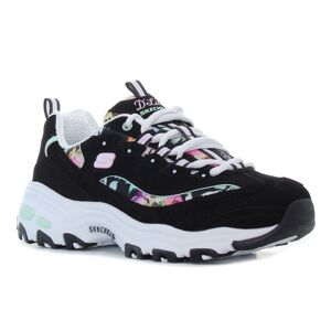 Skechers D'Lites - Blooming Fields fekete női cipő