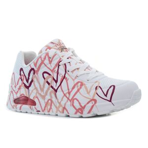 Skechers Uno - Spread The Love fehér női cipő