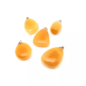 Csepp medál Kalcit narancs