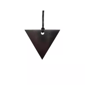 Shungit medál háromszög nő 4cm