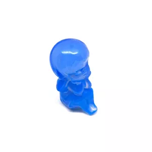 Figura Üveg kék angyalka 4cm