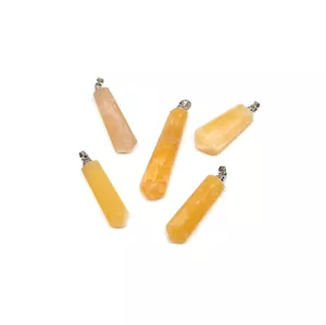 Csúcs medál Kalcit narancs 2,5-5cm