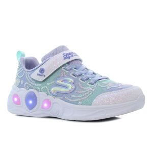 Skechers Princess Wishes villogó kék gyerek cipő