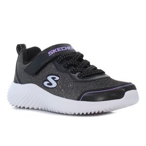 Skechers Bounder - Girly Groove fekete gyerek cipő