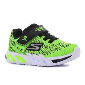 Skechers Flex - Glow Elite - Vorlo villogó zöld baba cipő