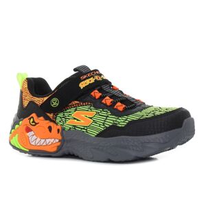 Skechers Dino - Lights villogó fekete gyerek cipő