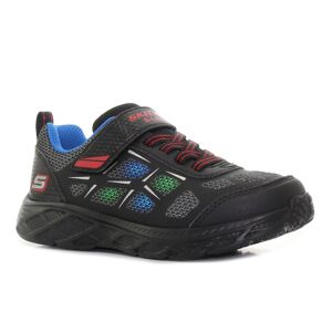 Skechers Dynamic - Flash - Rezlur villogó fekete gyerek cipő