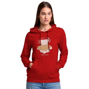 Metrofive Tedy piros női pulóver