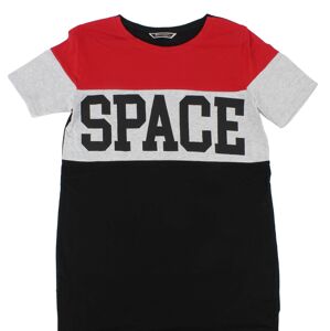 Metrofive Space fekete-piros hosszított női rövidujjú