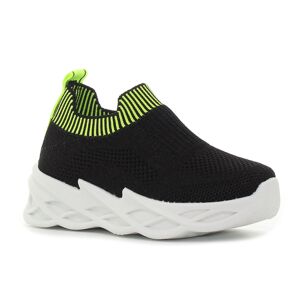 Wink FL21 fekete-zöld baba cipő