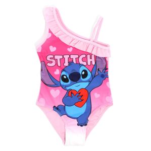 Disney Lilo és Stitch mintás rózsaszín gyerek fürdőruha