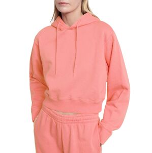 Glo-Story barack szín női rövidített kapucnis pulóver